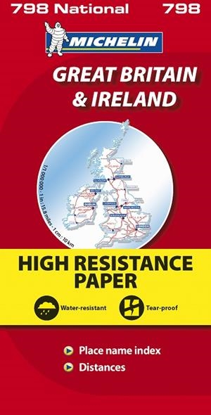 GRAN BRETANYA IRLANDA (MAPA ALTA RESISTENCIA NATIONAL 798) | 9782067137998 | Llibreria La Gralla | Librería online de Granollers