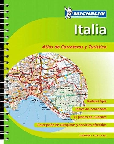 ITALIA ATLAS DE CARRETERAS MICHELIN 2009 | 9782067142824 | VARIOS AUTORES | Llibreria La Gralla | Librería online de Granollers