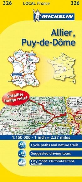 ALLIER PUY DE DOME (MAPA 326 LOCAL FRANÇA) | 9782067133808 | VARIOS AUTORES | Llibreria La Gralla | Librería online de Granollers
