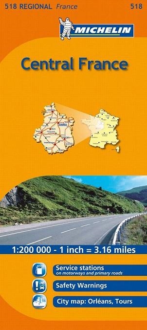 CENTRAL FRANCE (MAPA 518 REGIONAL FRANÇA) | 9782067135260 | VARIOS AUTORES | Llibreria La Gralla | Librería online de Granollers
