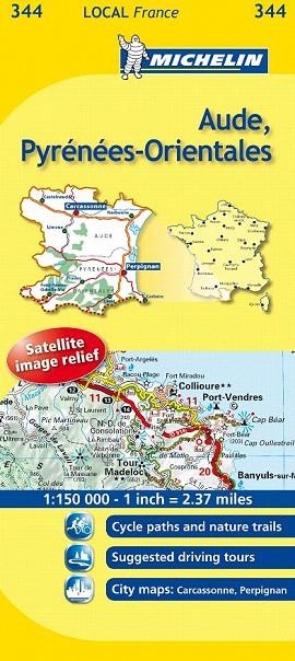 AUDE PYRENEES ORIENTALES (MAPA 344 LOCAL FRANÇA) | 9782067133983 | VARIOS AUTORES | Llibreria La Gralla | Librería online de Granollers