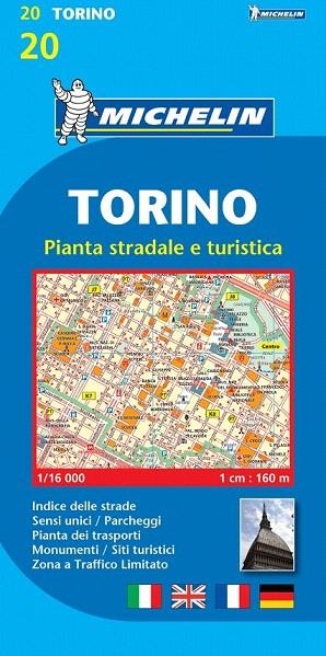 TORINO  (MAPA MICHELIN 20) | 9782067137899 | VARIOS AUTORES | Llibreria La Gralla | Librería online de Granollers