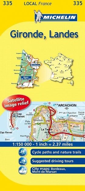 GIRONDE,LANDES (MAPA 335 LOCAL) 1:150.000 | 9782067133891 | VARIOS AUTORES | Llibreria La Gralla | Librería online de Granollers