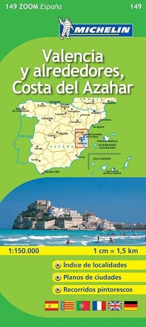 VALENCIA Y ALREDEDORES COSTA DEL AZAHAR MAPA MICHELIN | 9782067140684 | VARIOS AUTORES | Llibreria La Gralla | Librería online de Granollers