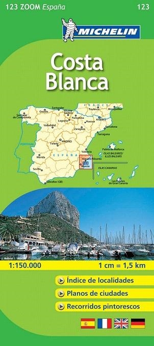 COSTA BLANCA MAPA ZOON 123 MICHELIN  | 9782067141452 | VARIOS AUTORES | Llibreria La Gralla | Librería online de Granollers