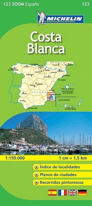 COSTA BLANCA MAPA ZOON 123 MICHELIN  | 9782067141452 | VARIOS AUTORES | Llibreria La Gralla | Librería online de Granollers