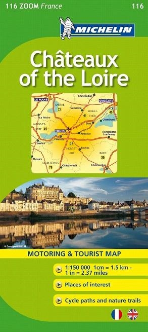 CHATEAUX OF THE LOIRE MAPA ZOOM 116 MICHELIN | 9782067150508 | VARIOS AUTORES | Llibreria La Gralla | Librería online de Granollers