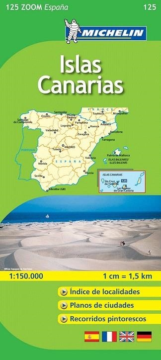 ISLAS CANARIAS MAPA ZOOM 125 MICHELIN | 9782067142725 | VARIOS AUTORES | Llibreria La Gralla | Librería online de Granollers