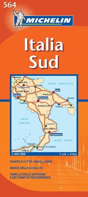 ITALIA SUD MAPA MICHELIN 564 | 9782067133174 | VARIOS AUTORES | Llibreria La Gralla | Librería online de Granollers