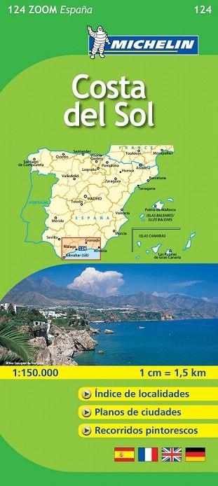 COSTA DEL SOL MAPA ZOOM 124 MICHELIN | 9782067141483 | VARIOS AUTORES | Llibreria La Gralla | Llibreria online de Granollers