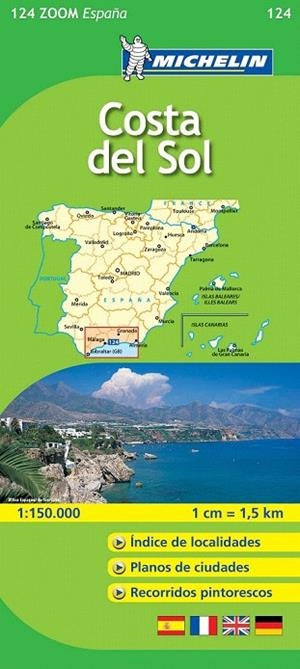 COSTA DEL SOL MAPA ZOOM 124 MICHELIN | 9782067141483 | VARIOS AUTORES | Llibreria La Gralla | Llibreria online de Granollers
