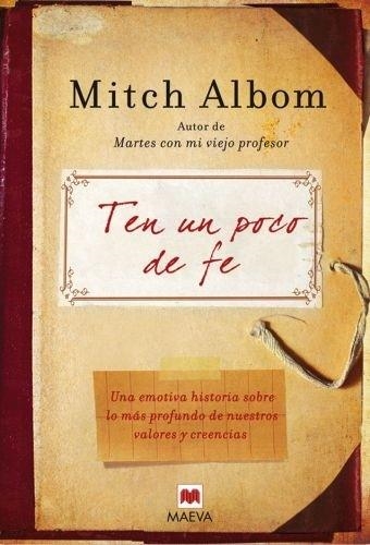 TEN UN POCO DE FE | 9788492695225 | ALBOM, MITCH | Llibreria La Gralla | Librería online de Granollers