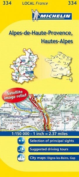 ALPES DE HAUTE PROVENCE / HAUTES ALPES MAPA LOCAL MICHELIN 334 2011 | 9782067133884 | VARIOS AUTORES | Llibreria La Gralla | Llibreria online de Granollers