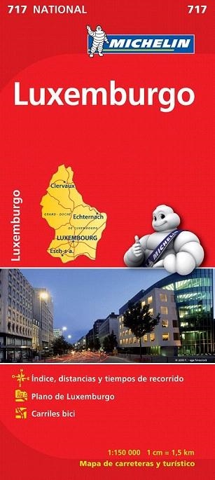 LUXEMBURGO MAPA NATIONAL 717 | 9782067170797 | VARIOS AUTORES | Llibreria La Gralla | Librería online de Granollers