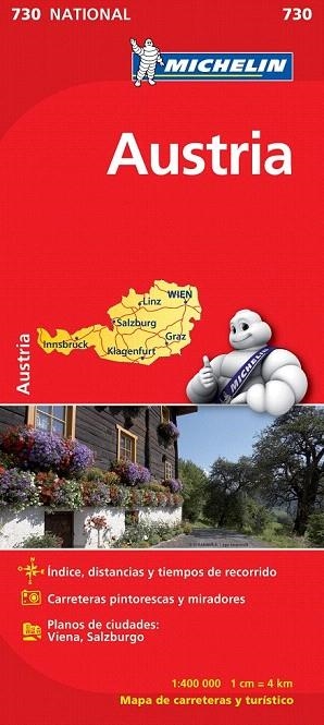 AUSTRIA MAPA MICHELIN 2012 | 9782067171756 | VARIOS AUTORES | Llibreria La Gralla | Librería online de Granollers