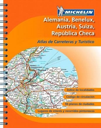 ALEMANIA BENELUX SUIZA AUSTRIA REPÚBLICA CHECA (ATLAS  DE CARRETERAS Y TURÍSTICO. ESPAÑOL) | 9782067140868 | VARIOS AUTORES | Llibreria La Gralla | Llibreria online de Granollers