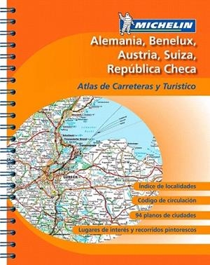 ALEMANIA BENELUX SUIZA AUSTRIA REPÚBLICA CHECA (ATLAS  DE CARRETERAS Y TURÍSTICO. ESPAÑOL) | 9782067140868 | VARIOS AUTORES | Llibreria La Gralla | Llibreria online de Granollers