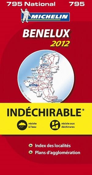 BENELUX MAPA NATIONAL 795 ALTA RESISTENCIA MICHELIN 2012 | 9782067169975 | VARIOS AUTORES | Llibreria La Gralla | Librería online de Granollers
