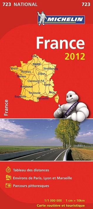 FRANCIA ATLAS 2012 MAPA NATIONAL 723  (FORMATO MAPA) | 9782067171602 | VARIOS AUTORES | Llibreria La Gralla | Librería online de Granollers