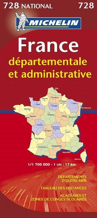 FRANCE (MAPA NATIONAL 728) | 9782067171626 | VARIOS AUTORES | Llibreria La Gralla | Librería online de Granollers