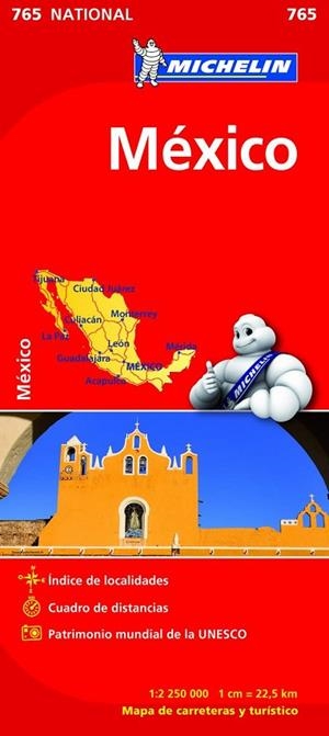 MEXICO MAPA MICHELIN | 9782067173583 | VARIOS AUTORES | Llibreria La Gralla | Llibreria online de Granollers