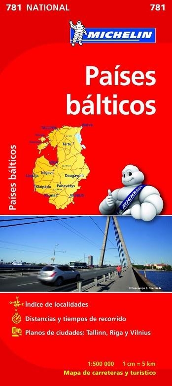 PAISES BALTICOS MAPA MICHELIN 2012 | 9782067173804 | Llibreria La Gralla | Librería online de Granollers