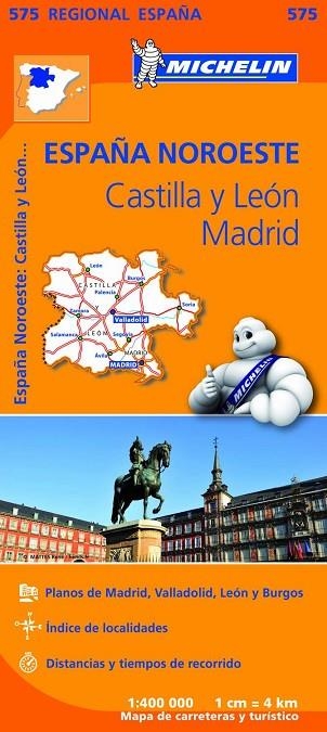 ESPAÑA NOROESTE MAPA REGIONAL MICHELIN 575 (2013) | 9782067184305 | VARIOS AUTORES | Llibreria La Gralla | Librería online de Granollers