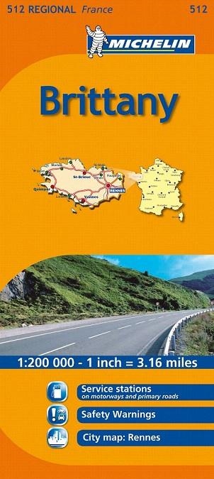 BRETANYA (MAPA 512 REGION FRANÇA) | 9782067135208 | VARIOS AUTORES | Llibreria La Gralla | Llibreria online de Granollers