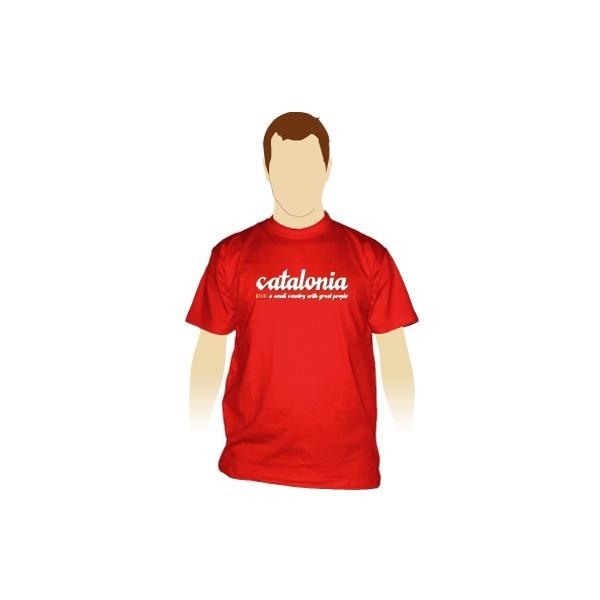 SAMARRETA "CATALONIA. A SMALL COUNTRY" VERMELL T-XXL | LG2693 | Llibreria La Gralla | Librería online de Granollers