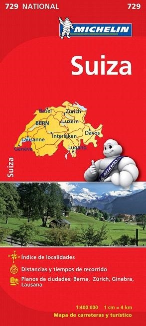 SUIZA MAPA MICHELIN 2012 | 9782067171671 | VARIOS AUTORES | Llibreria La Gralla | Librería online de Granollers