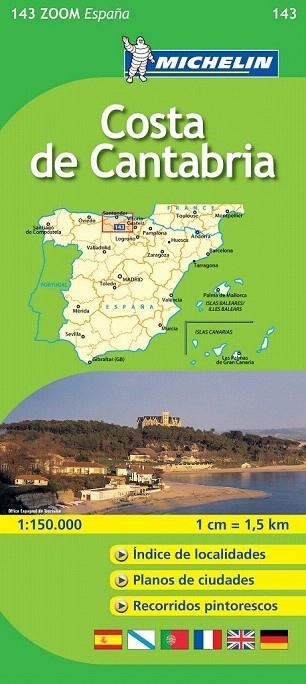COSTA DE CANTABRIA MAPA VERDE MICHELIN | 9782067140622 | VARIOS AUTORES | Llibreria La Gralla | Llibreria online de Granollers