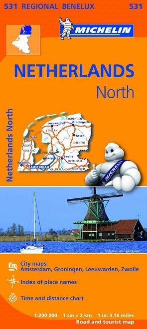 HOLANDA NORTE MAPA REGIONAL MICHELIN 531 (2013) | 9782067183377 | VARIOS AUTORES | Llibreria La Gralla | Librería online de Granollers
