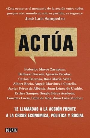 ACTÚA | 9788499921754 | ARTAL, ROSA MARIA | Llibreria La Gralla | Llibreria online de Granollers