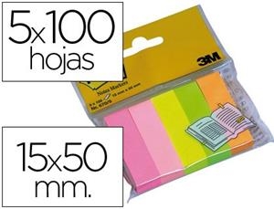 MARCAPAGINES POST IT 3M 5 COLORS | 3134375317160 | 3M6705 | Llibreria La Gralla | Librería online de Granollers