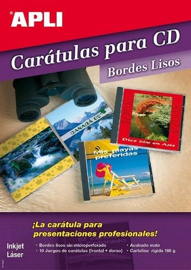CARATULES CD APLI BORDES LISOS | 8410782106067 | APL10606 | Llibreria La Gralla | Llibreria online de Granollers