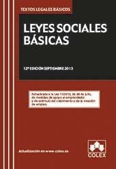LEYES SOCIALES BÁSICAS (12ª EDICIÓN 2013) | 9788483423837 | Llibreria La Gralla | Librería online de Granollers