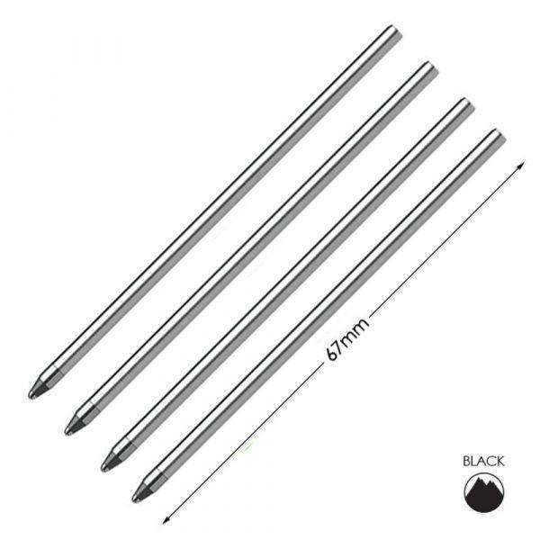 RECANVI TRIO MONTEVERDE BOLIGRAF MEDIUM NEGRE | 080333884706 | MULD132BK | Llibreria La Gralla | Llibreria online de Granollers