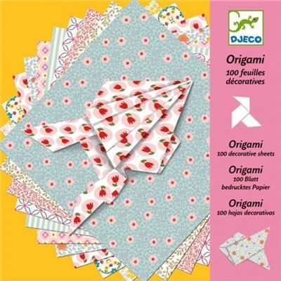 ORIGAMI. 100 HOJAS DECORATIVAS | 3070900087705 | DJECO | Llibreria La Gralla | Llibreria online de Granollers