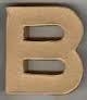 LLETRA B SCRAPBOOKING PAPER MACHE 10CM  | 5707167566862 | ART26640 | Llibreria La Gralla | Llibreria online de Granollers
