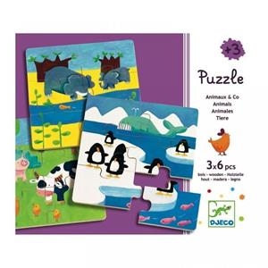 PUZZLE DJECO. ANIMALES & CIA | 3070900015524 | DJEDJ01552 | Llibreria La Gralla | Llibreria online de Granollers
