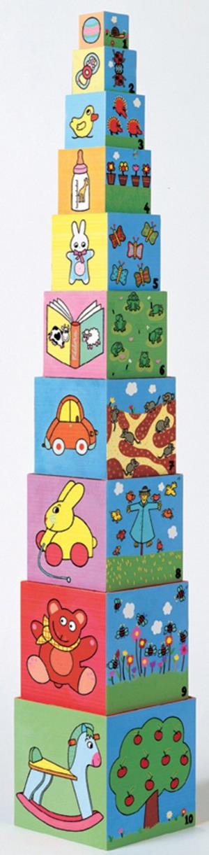 PUZZLE 10 CUBILETS DJECO IMATGES INFANTILS | 3070900085008 | TOPDJ08500 | Llibreria La Gralla | Llibreria online de Granollers