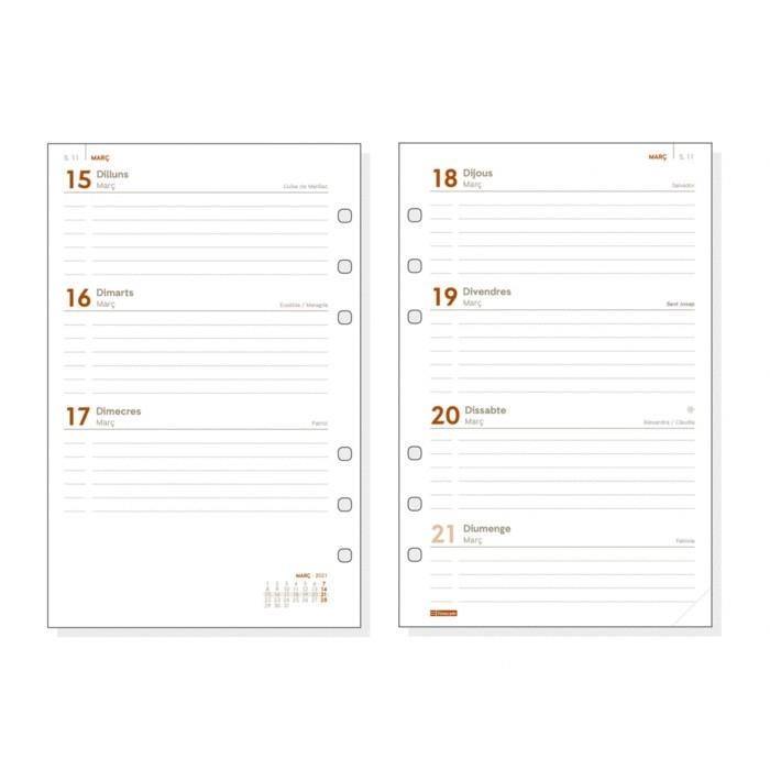 RECANVI AGENDA FINOCAM OPEN 500 SV HORITZONTAL | 8422952079279 | R593C | Llibreria La Gralla | Llibreria online de Granollers