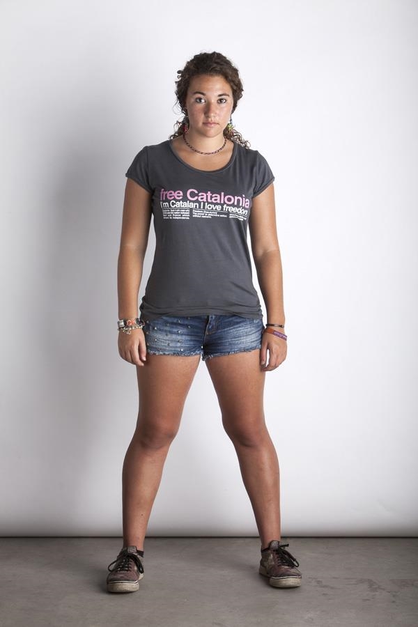 SAMARRETA FREE CATALONIA NOIA GRIS FOSC TALLA S | LG1504 | FREECATALONIA.ORG | Llibreria La Gralla | Llibreria online de Granollers