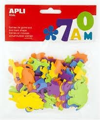 ANIMALS GOMA EVA COLORS 100 UNITATS | 8410782132820 | APL13282 | Llibreria La Gralla | Librería online de Granollers