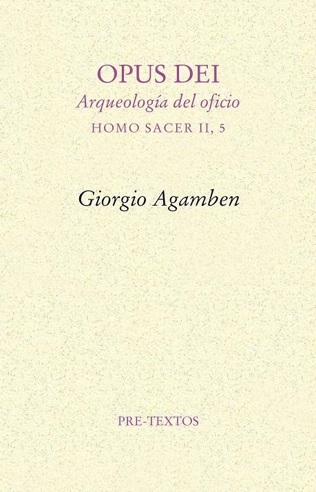 OPUS DEI | 9788415576365 | AGAMBEN, GIORGIO | Llibreria La Gralla | Llibreria online de Granollers