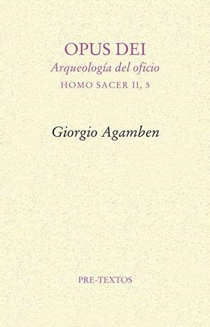 OPUS DEI | 9788415576365 | AGAMBEN, GIORGIO | Llibreria La Gralla | Llibreria online de Granollers