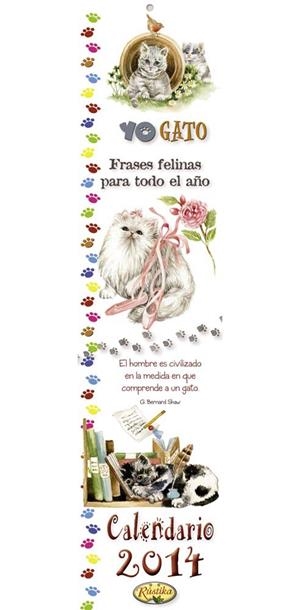 CALENDARIO 2014 YO GATO | 9788415401520 | TODOLIBRO, EQUIPO | Llibreria La Gralla | Librería online de Granollers