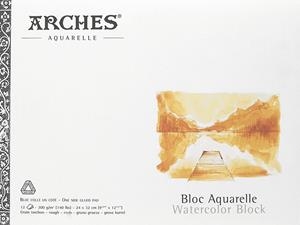 BLOC AQUAREL.LA ARCHES 24X32 300 G. GRA GRUIXUT | 3148951770065 | CNS177006 | Llibreria La Gralla | Llibreria online de Granollers
