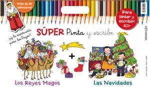 SÚPER PINTA Y ESCRIBE LAS NAVIDADES | 9788424649449 | CANYELLES, ANNA | Llibreria La Gralla | Llibreria online de Granollers