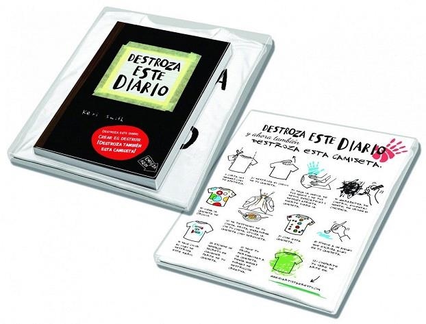 DESTROZA ESTE DIARIO (PACK + CAMISETA) | 9788449329661 | SMITH, KERI | Llibreria La Gralla | Librería online de Granollers